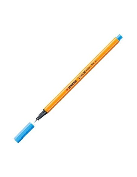 C 10 stabilo point 88 azul fluorescente nº031 punta de fibra 04mm